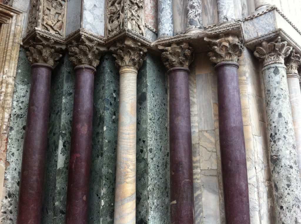 Colunas da Basílica de São Marco em Veneza