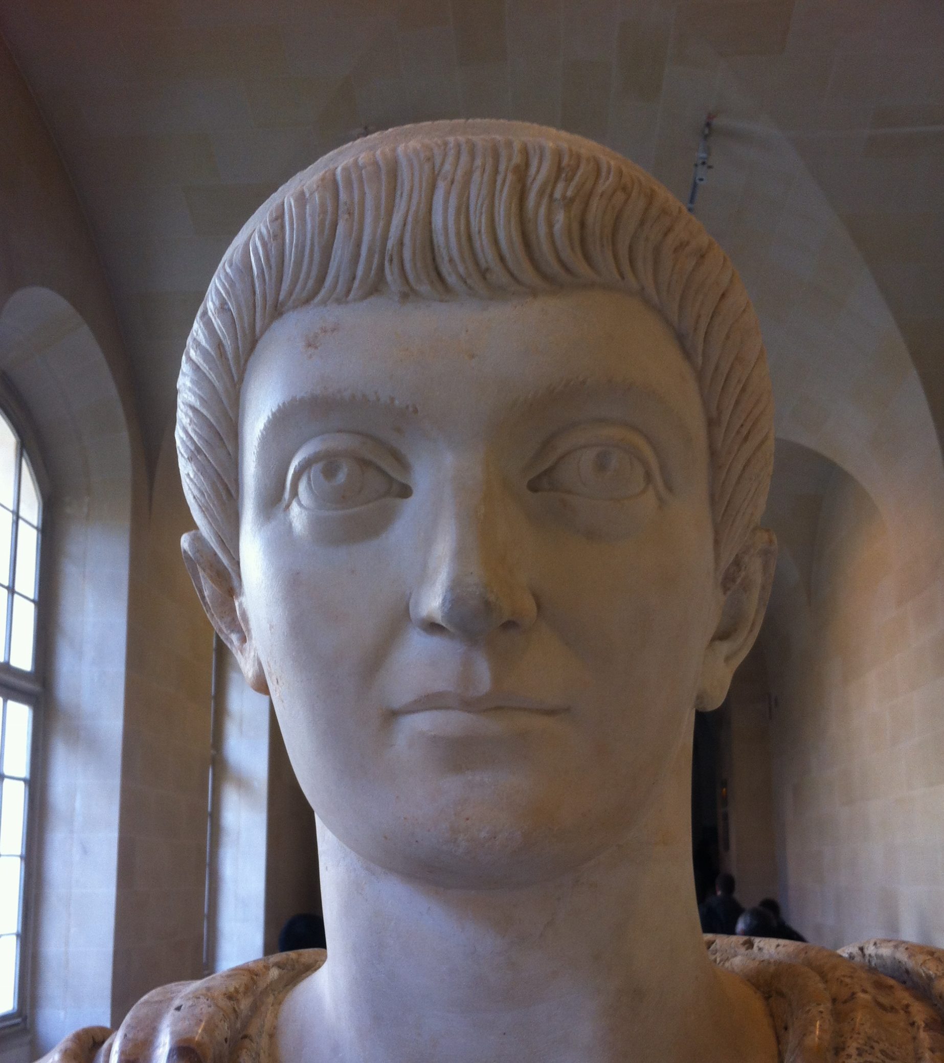 Busto de Constantino, Louvre 2013