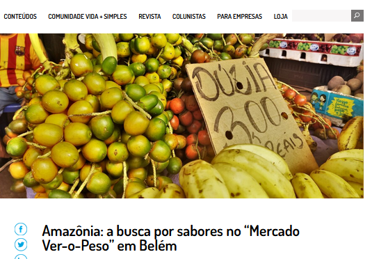 Amazônia: “a busca por sabores no “Mercado Ver-o-Peso” em Belém – Coluna Vida Simples